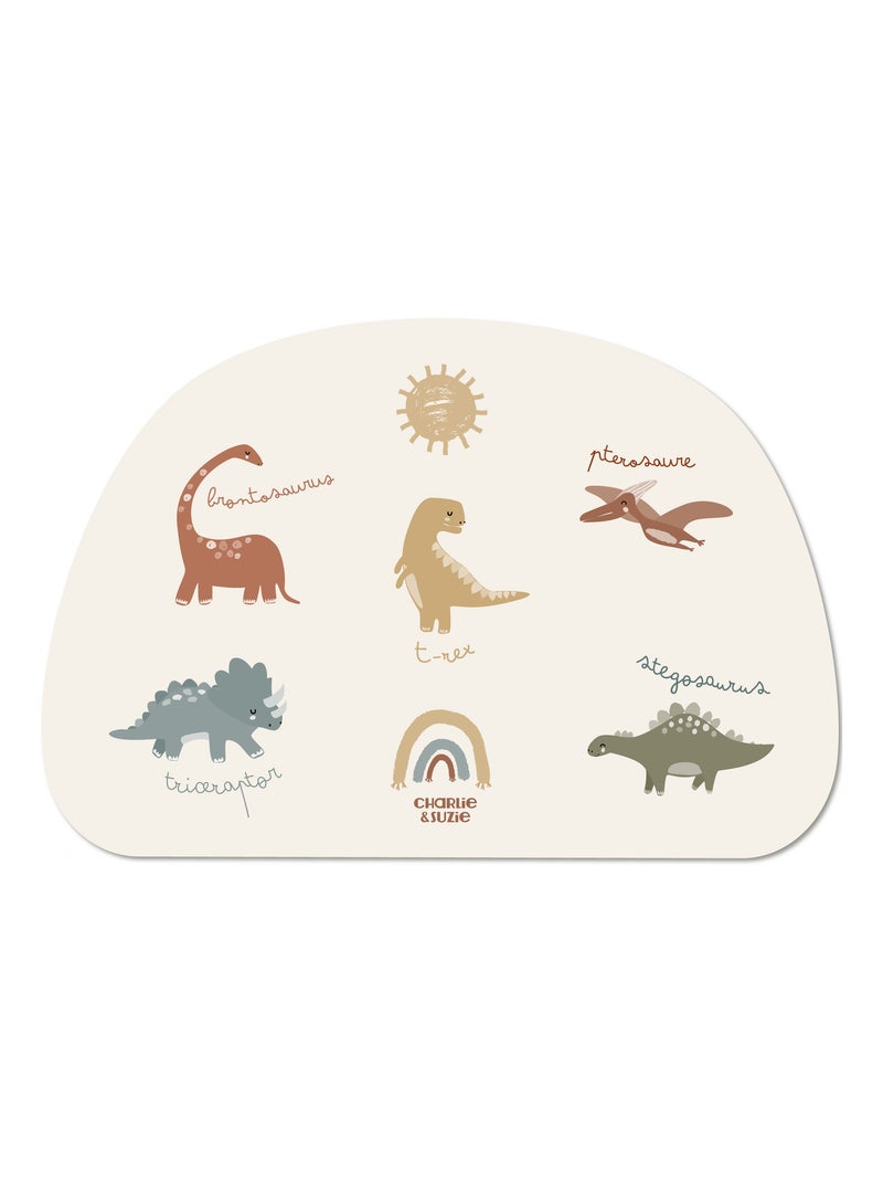 Set de table "Mes Dinos" Paolo Multicolore - Kiabi