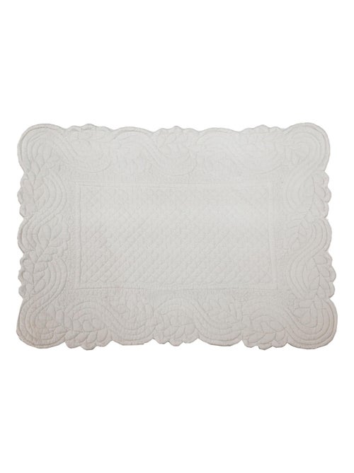 Set de table morphée coton matelassé - Kiabi