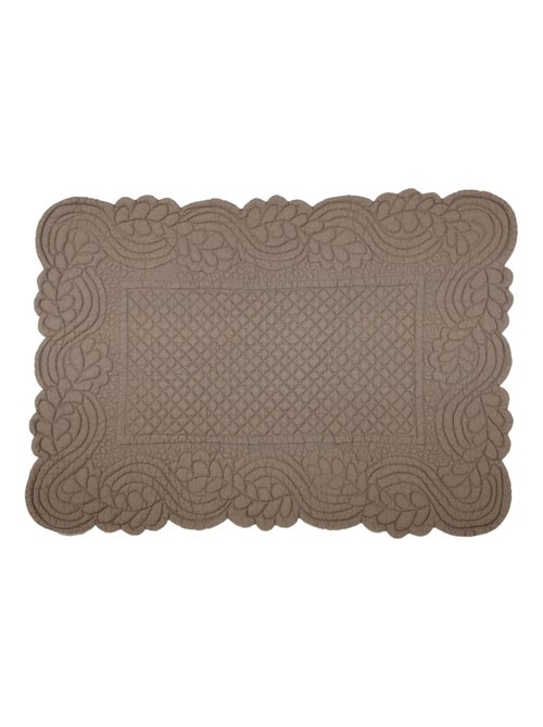 Set de table morphée coton matelassé - Kiabi