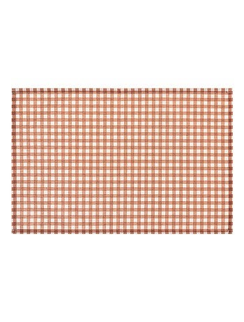 Set de table motif vichy enduit