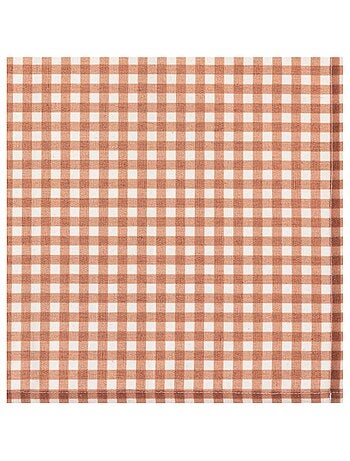 Set de table motif vichy enduit