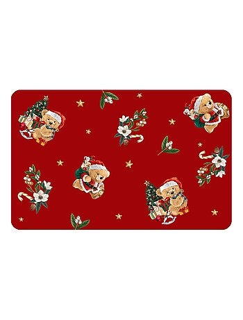 Set de table opaque 28 x 44 cm Oursons de Noel