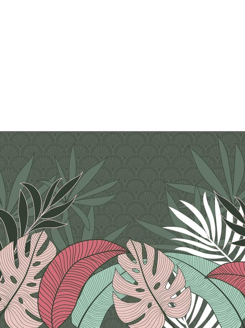 Set de table opaque Beauty Jungle Vert - Kiabi