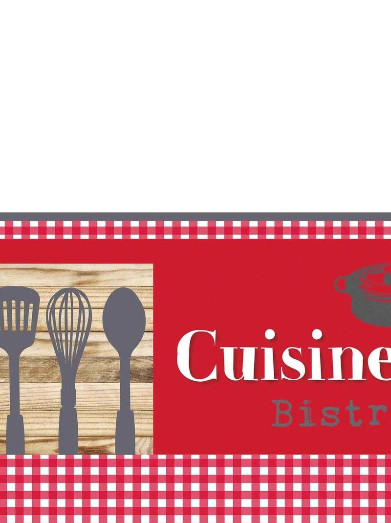 Set de table opaque Cuisine gourmande Rouge - Kiabi