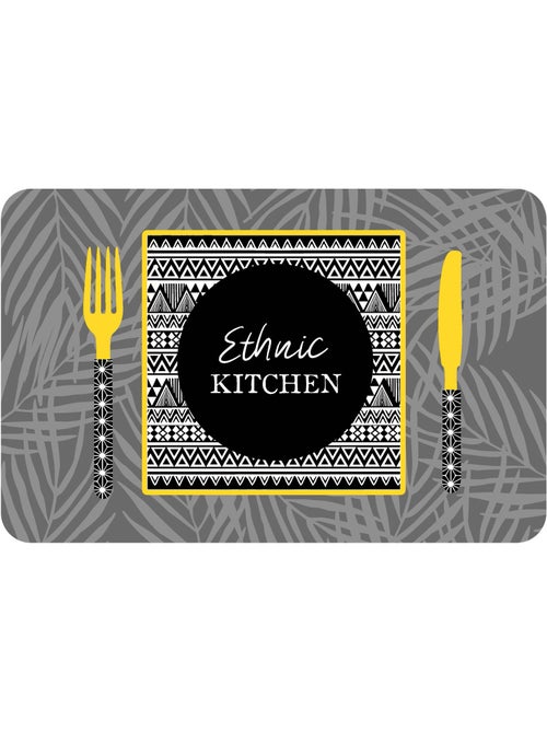 Set de table opaque ethnic kitchen - Kiabi Set de table opaque ethnic kitchen - Kiabi