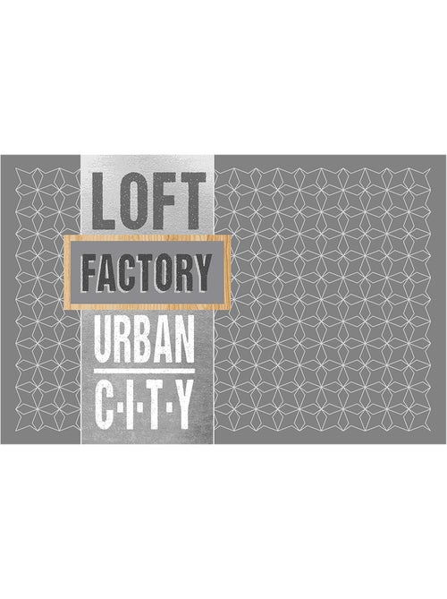 Set de table opaque loft urbain - Kiabi