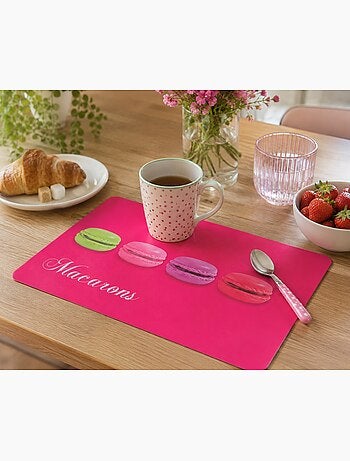 Set de table opaque macaron 28 x 44 cm