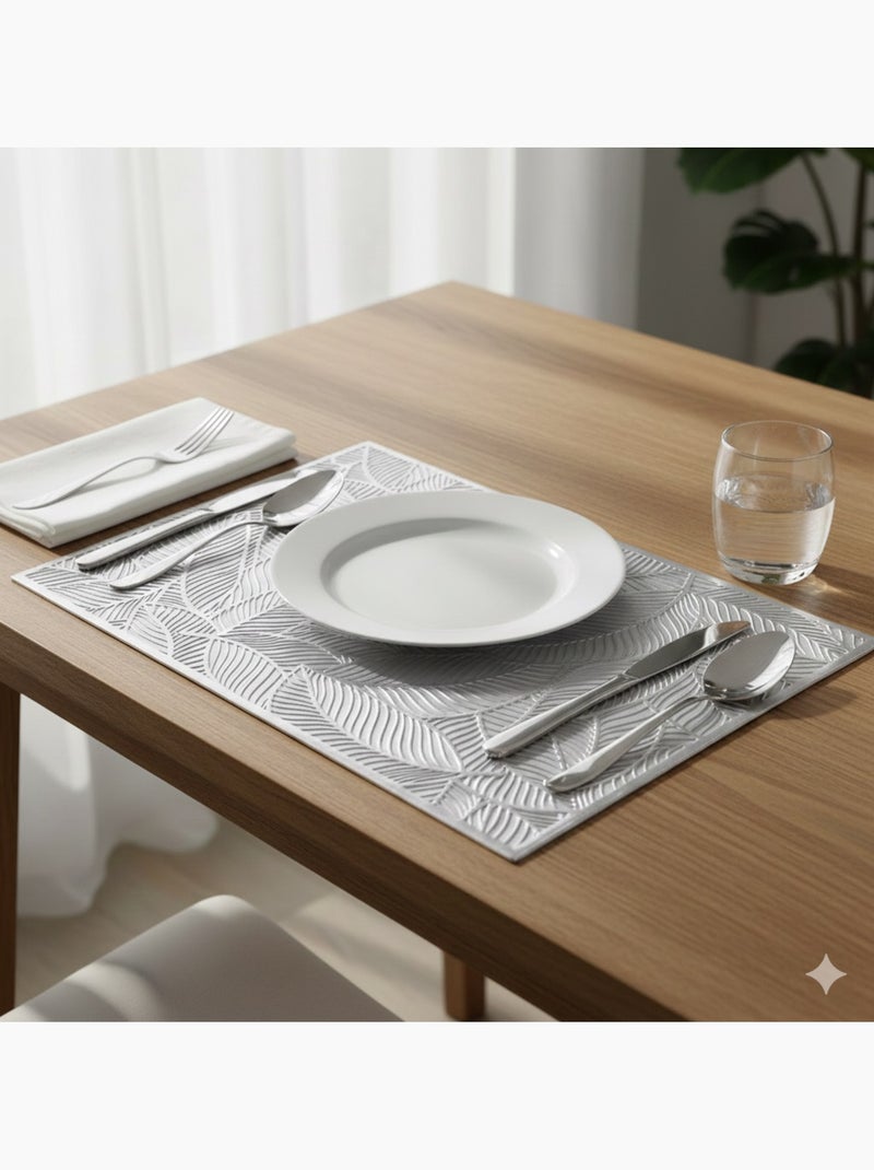 Set de table Orphee de fête Argent Argent - Kiabi