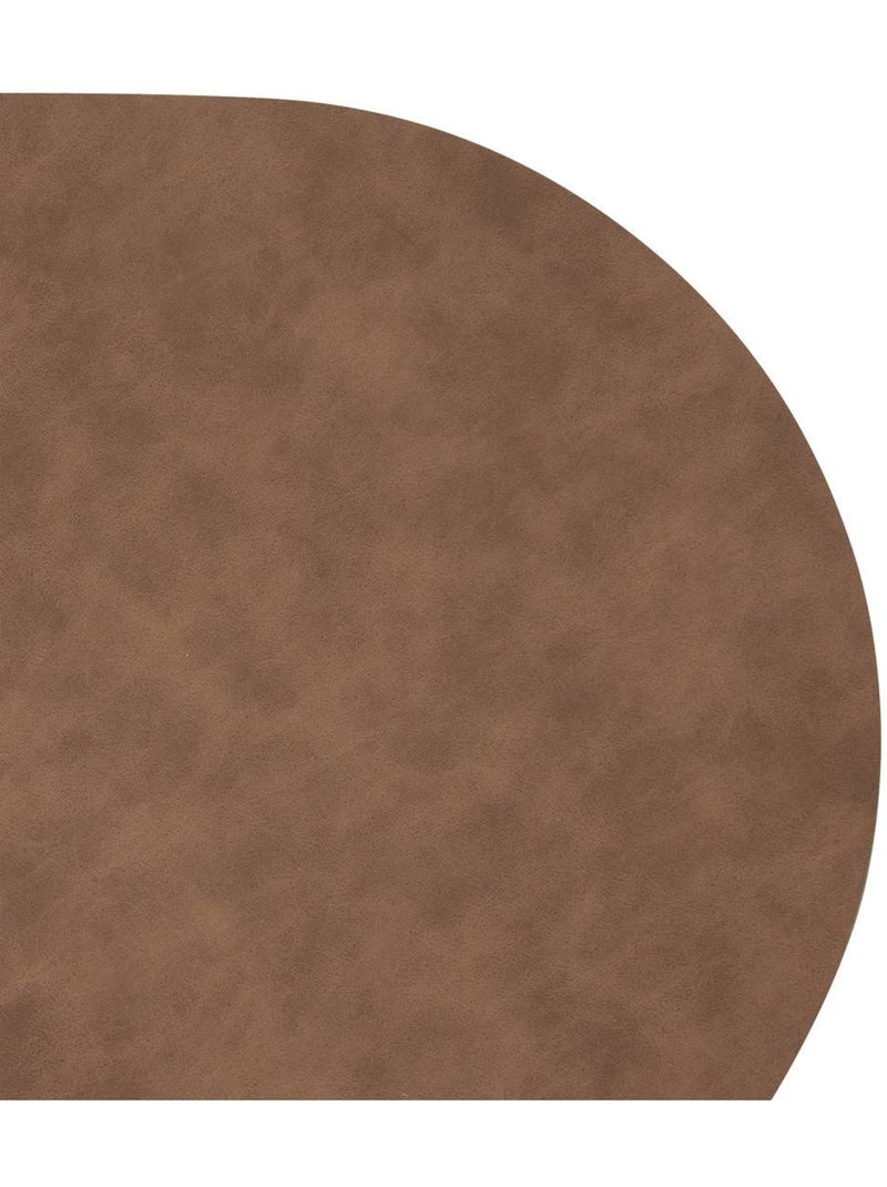 Set de table ovale kim Marron tabac - Kiabi