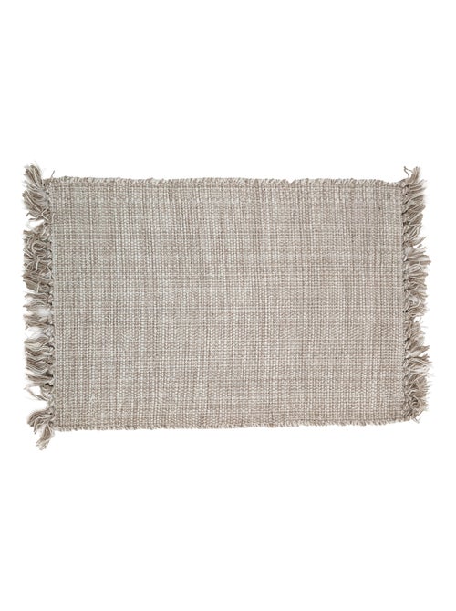 Set de table PAPEETE avec franges - Kiabi Set de table PAPEETE avec franges - Kiabi