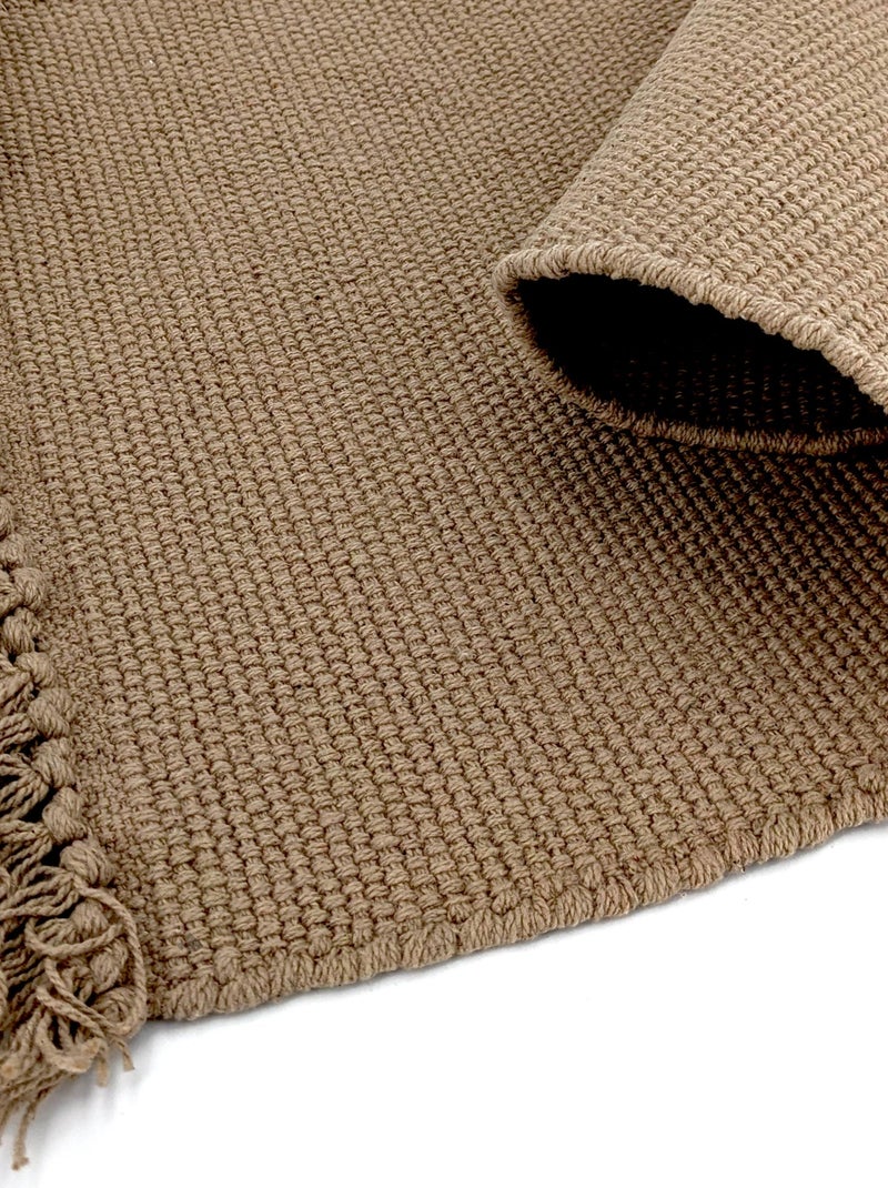 Set de table PAPEETE avec franges Camel - Kiabi
