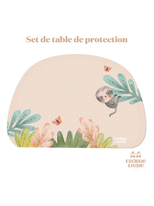 Set de table Paresseux - Kiabi