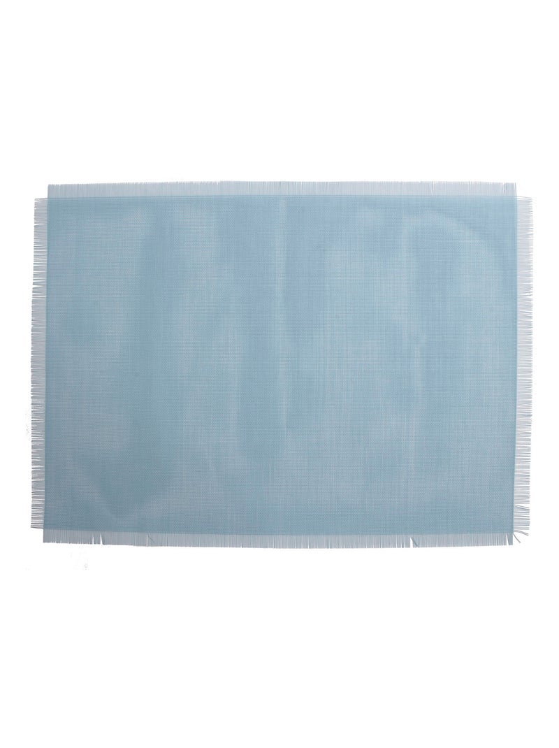Set de table PASTEL Franges Bleu - Kiabi