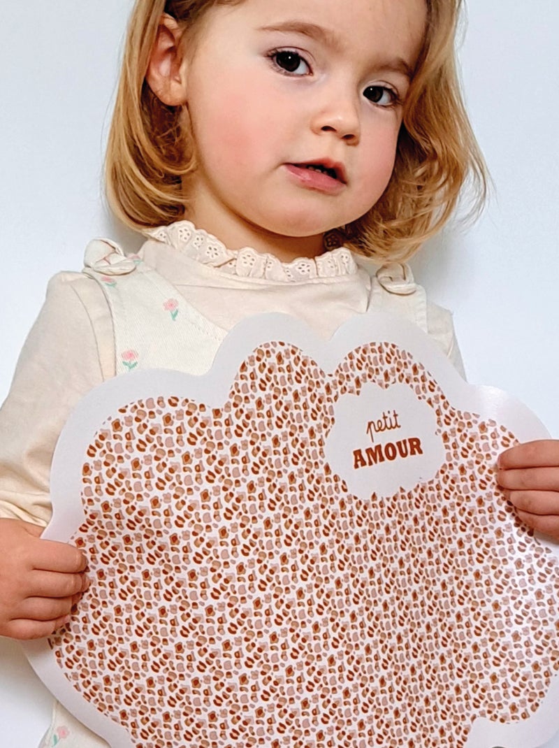Set de table Petit Amour Multicolore - Kiabi