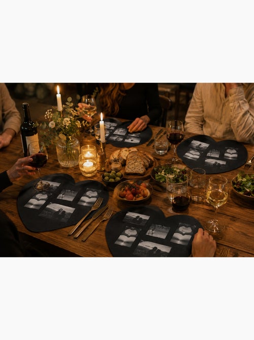 Set de table photos Coeur - Kiabi
