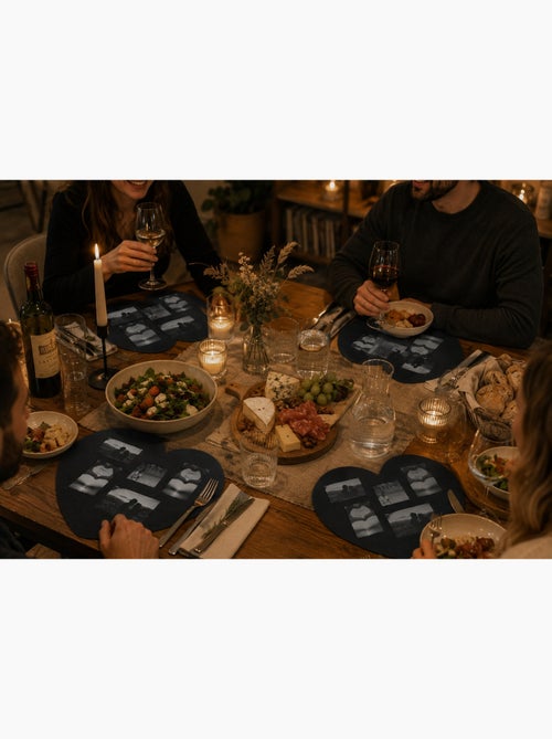 Set de table photos Coeur - Kiabi