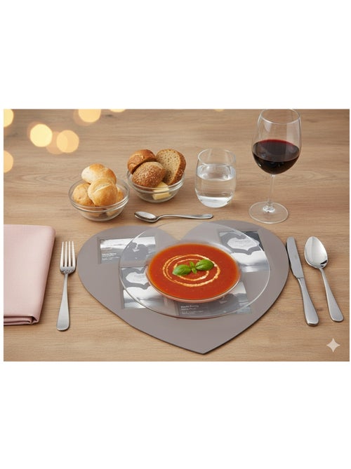 Set de table photos Coeur - Kiabi