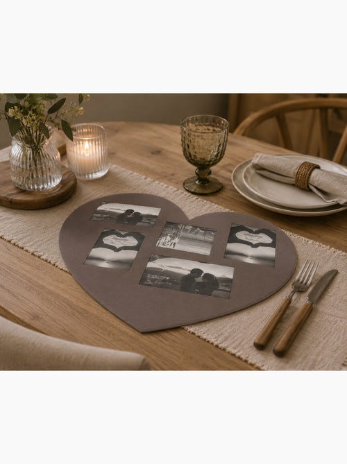 Set de table photos Coeur - Kiabi