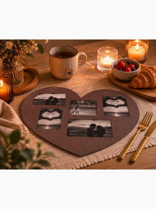 Set de table photos Coeur - Kiabi