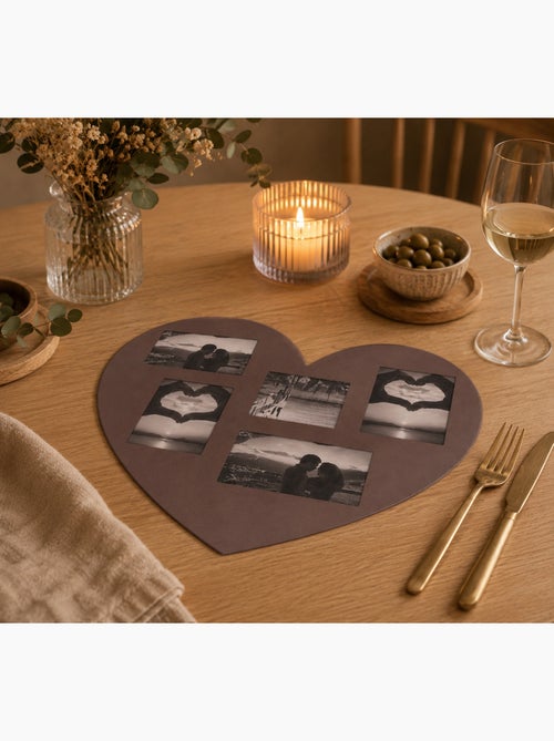 Set de table photos Coeur - Kiabi