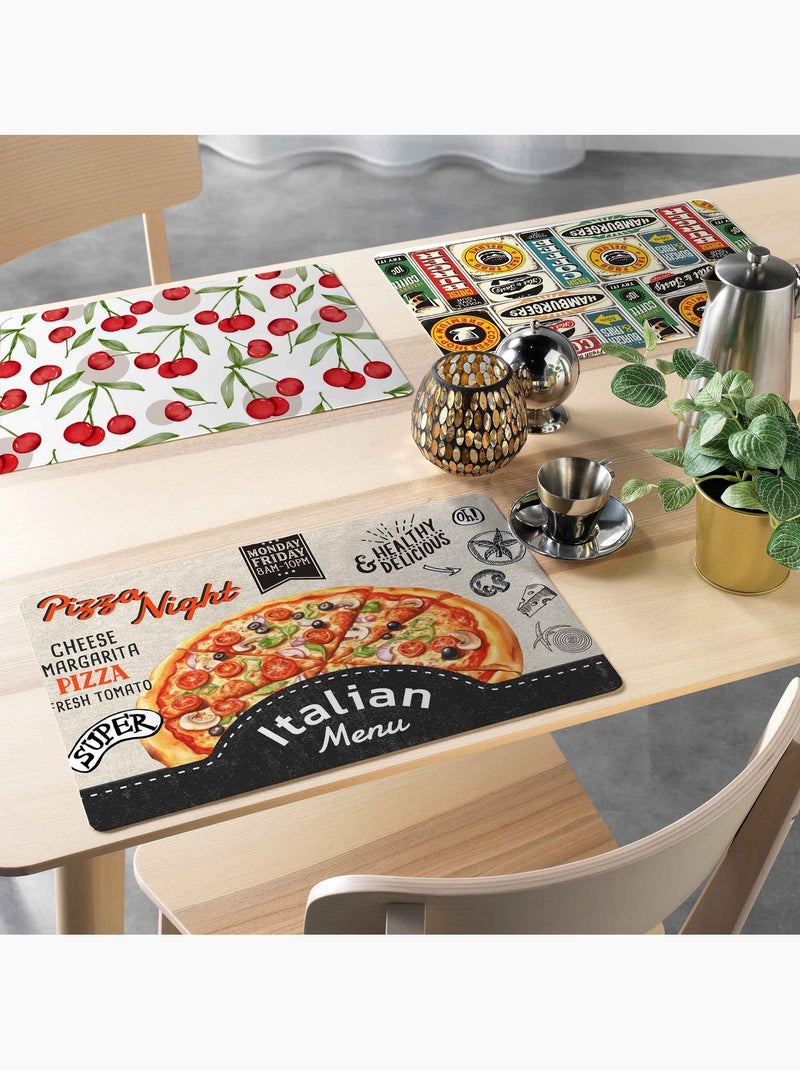 Set de table Pizza Multicolore - Kiabi