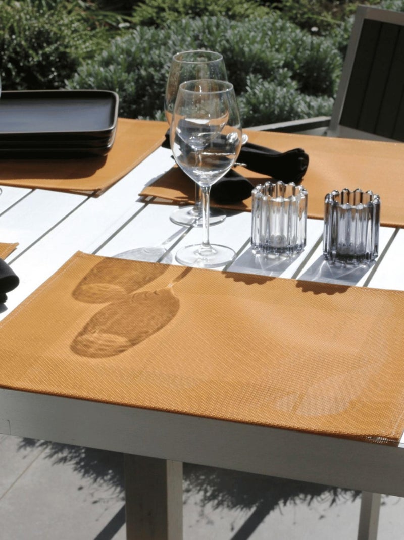Set de table plastique lavable Jaune - Kiabi