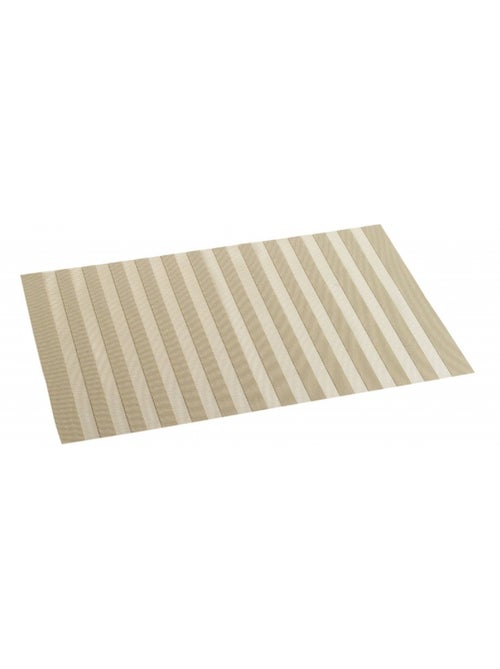Set de table PVC ajouré Garden Gris 30 x 45 cm - Kiabi