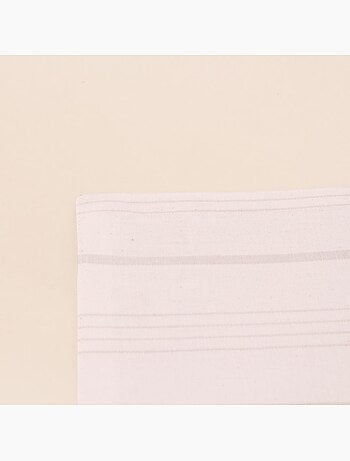 Set de table rayé beige 33x48cm