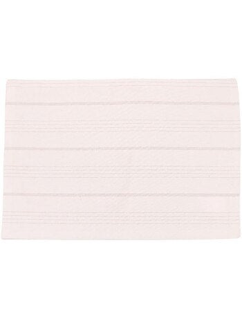 Set de table rayé beige 33x48cm