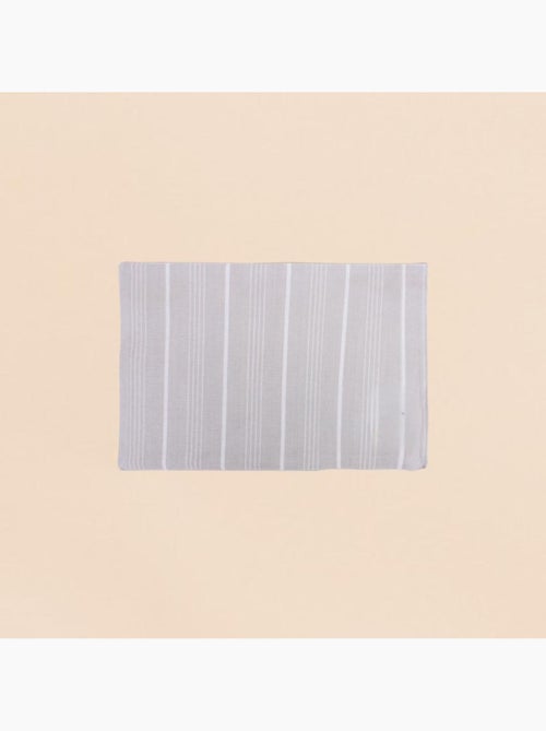 Set de table rayé taupe 33x48cm - Kiabi