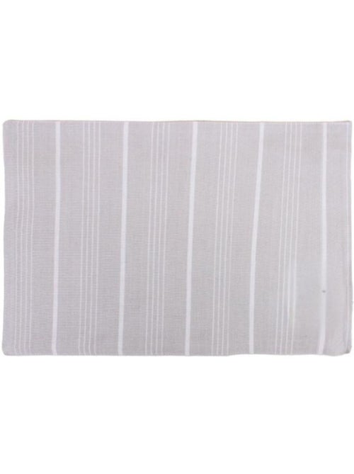 Set de table rayé taupe 33x48cm - Kiabi
