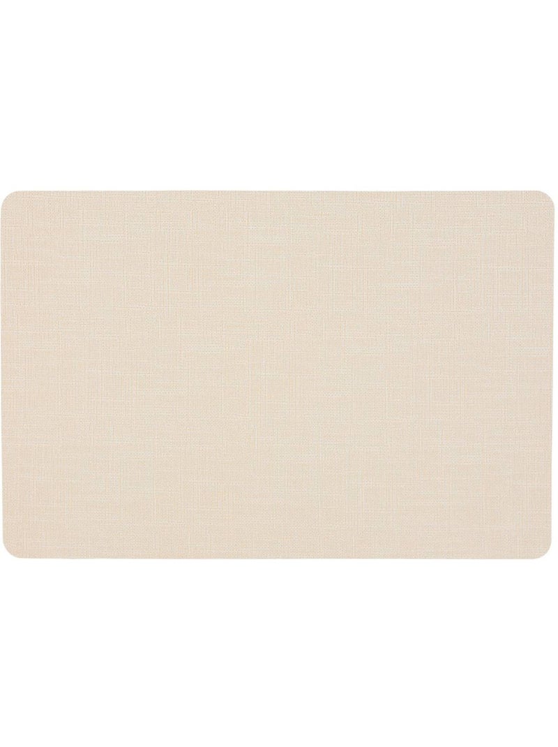 Set de table rectangulaire esmee Beige - Kiabi