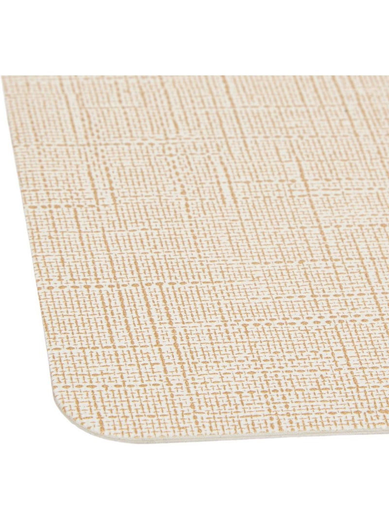 Set de table rectangulaire esmee Beige - Kiabi