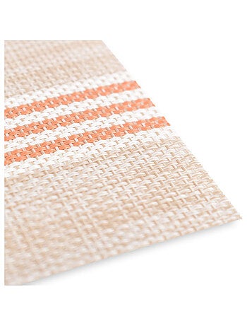 Set de table rectangulaire rayé