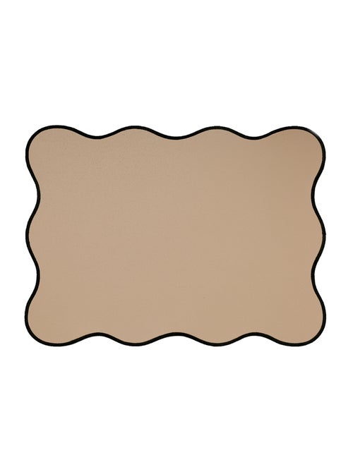 Set de table rectangulaire unis et bords ondulés - Kiabi