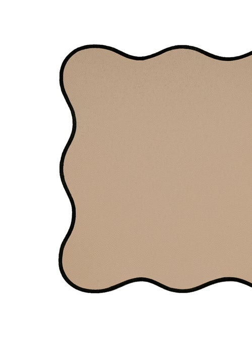 Set de table rectangulaire unis et bords ondulés - Kiabi