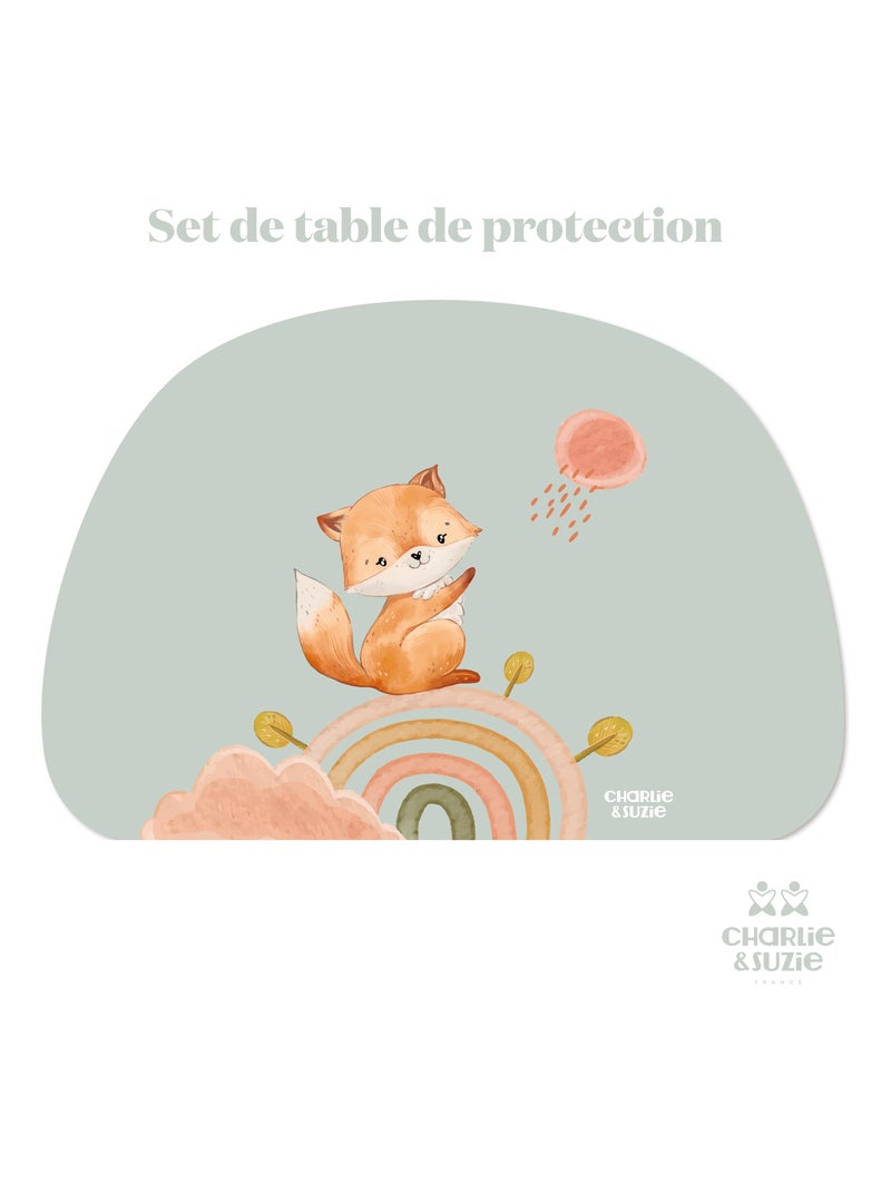 Set de table Renard Multicolore - Kiabi
