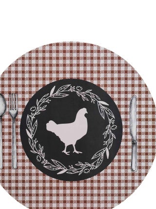 Set de table rond 36 cm Poule galino