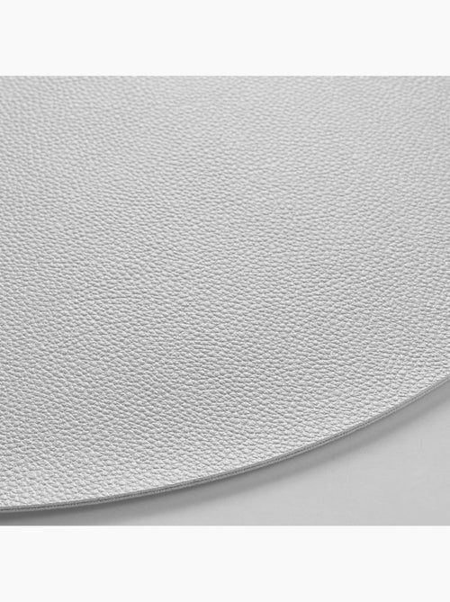 Set de table rond 38 cm Graniti argent - Kiabi