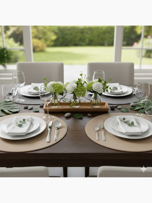 Set de table rond 38 cm Tenorius - Kiabi
