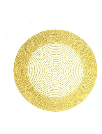 Set de table rond à paillettes