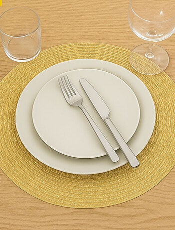 Set de table rond à paillettes