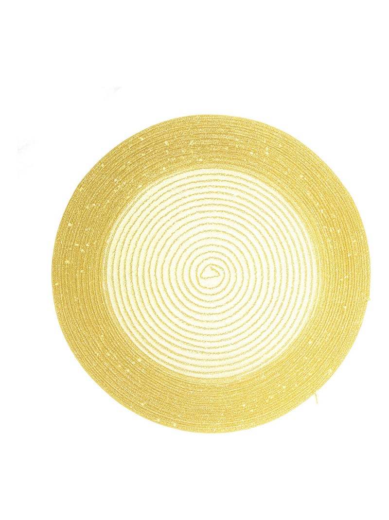 Set de table rond à paillettes Or - Kiabi