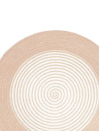 Set de table rond à paillettes