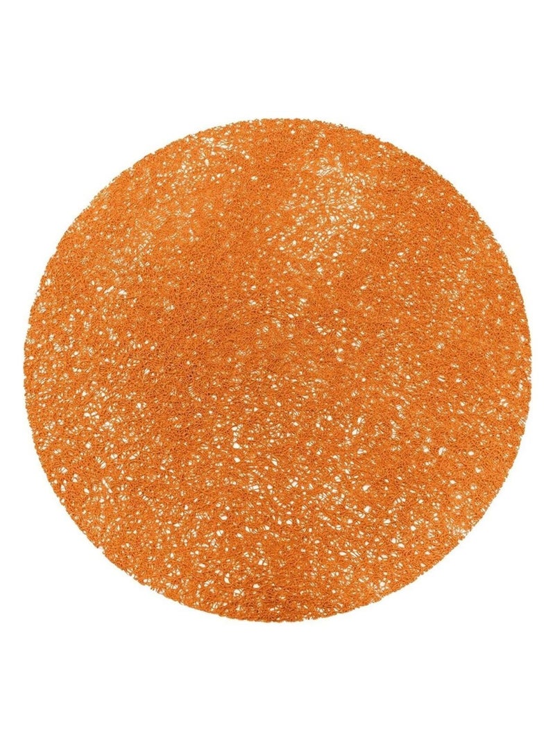 Set de table rond Collection Uni Tortillas Orange - Kiabi