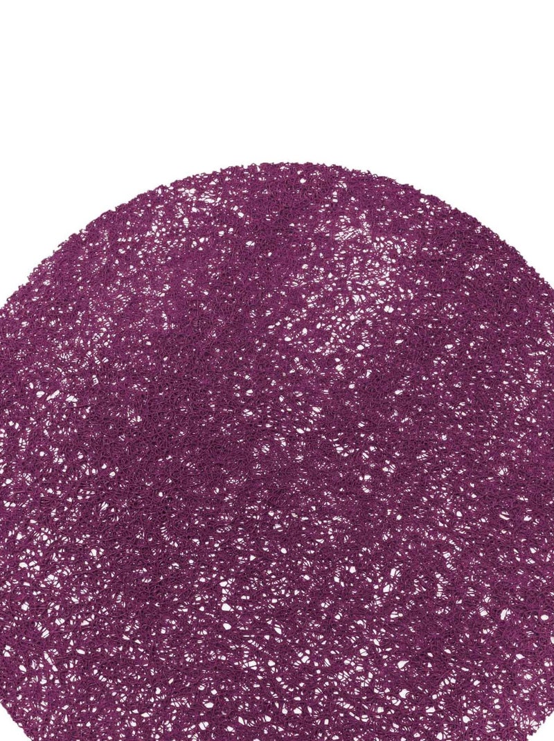 Set de table rond Collection Uni Tortillas Violet - Kiabi