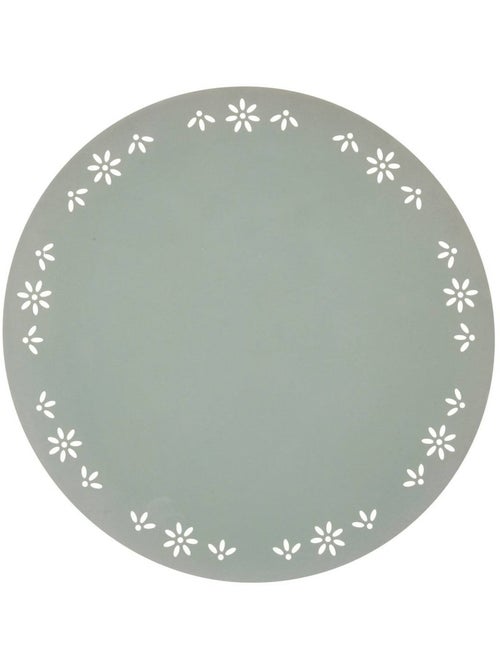 Set de table rond décoratif avec motif floral - Kiabi