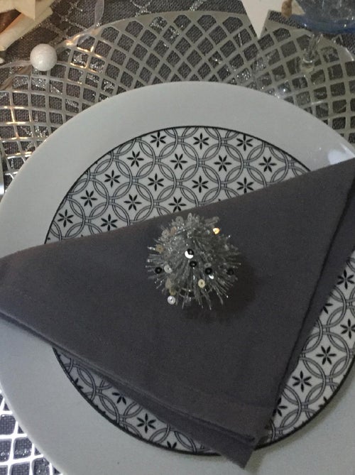 Set de table rond en filigrane - Kiabi