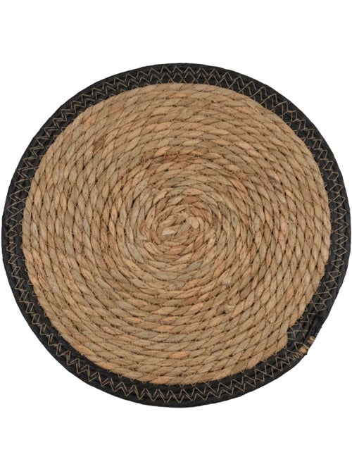 Set de table rond en jute rigide tressée - Kiabi Set de table rond en jute rigide tressée - Kiabi