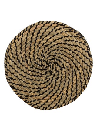 Set de table rond en paille